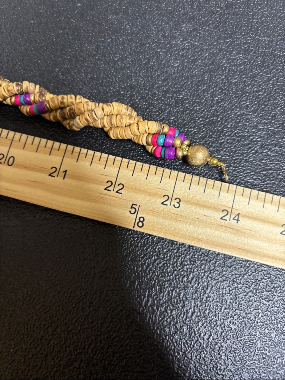 Beach Boho Coconut Shell Colorful Beaded Resort Beach Necklace - Picture 7 of 7